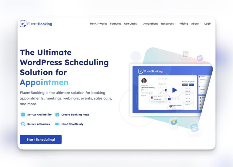 Fluent Booking <br>Mötesbokning med kalendersync