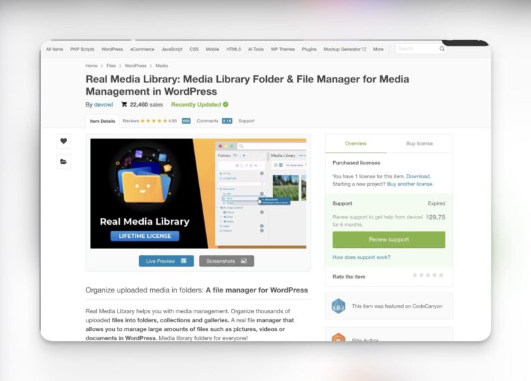 Real Media Library <br> Mediabibliotek som Lightroom kan styra