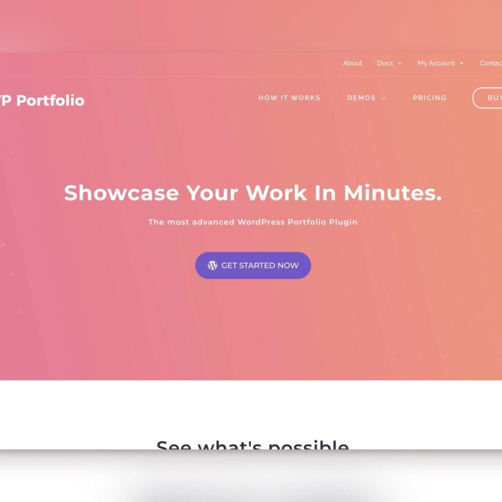 WP Portfolio <br>Avancerad portfolio med filtrering