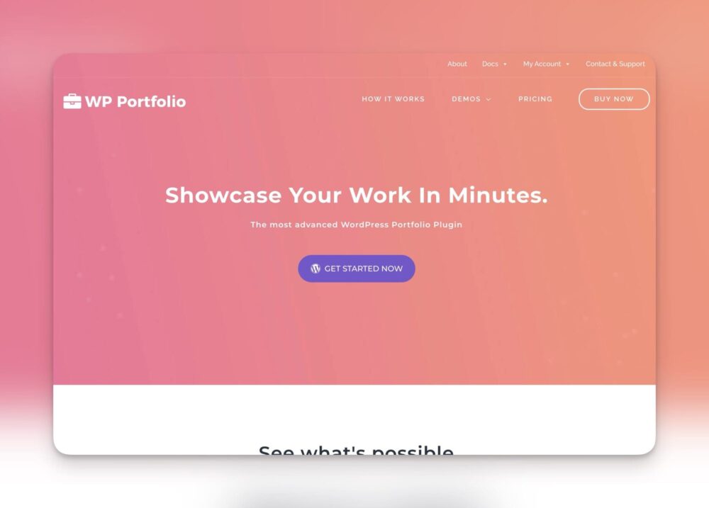 WP Portfolio <br>Avancerad portfolio med filtrering