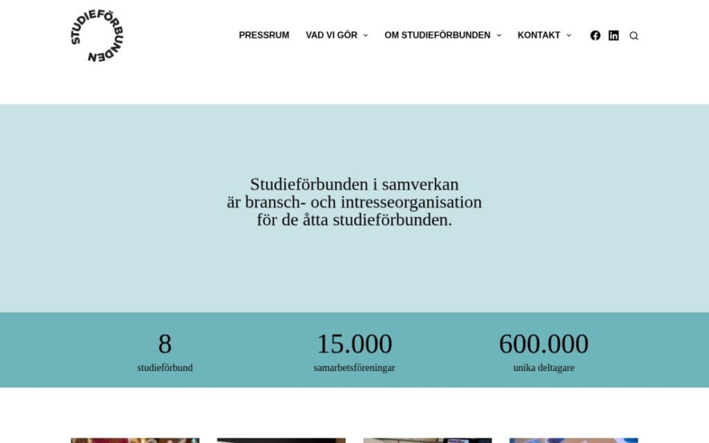 Lösningar & Startmallar – Färdig webbplats på 48 timmar Skärmbild av stockholm.instawp.co