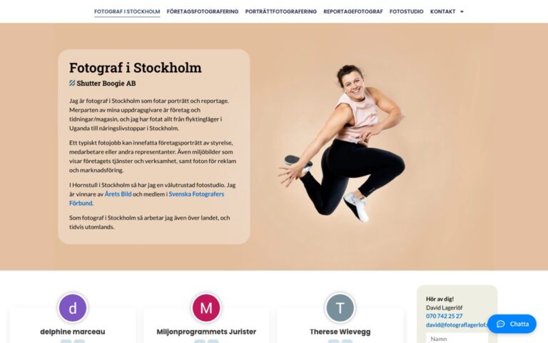 fotograf lagerlöf – skärmdump