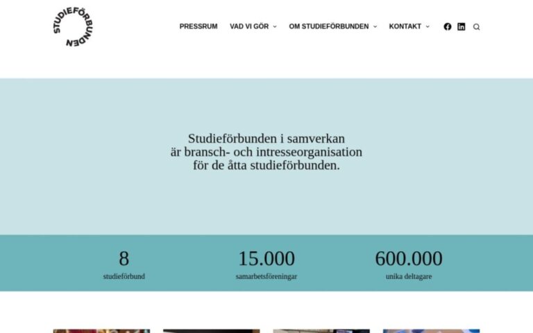 studieförbunden – skärmdump