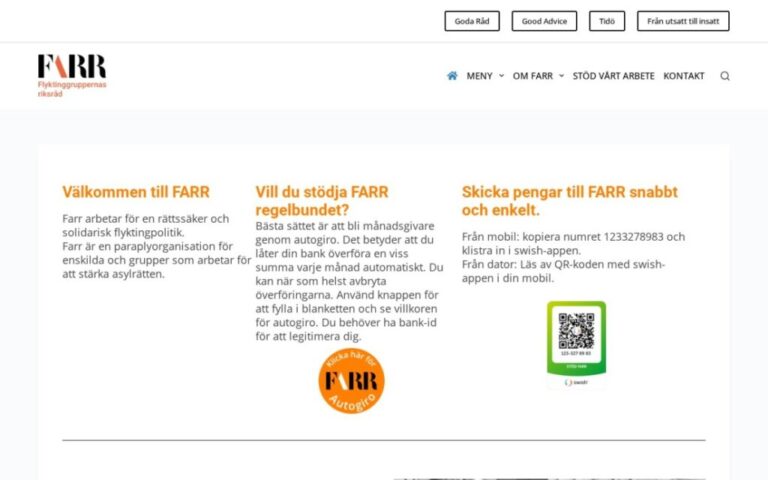 farr & goda råd – skärmdump