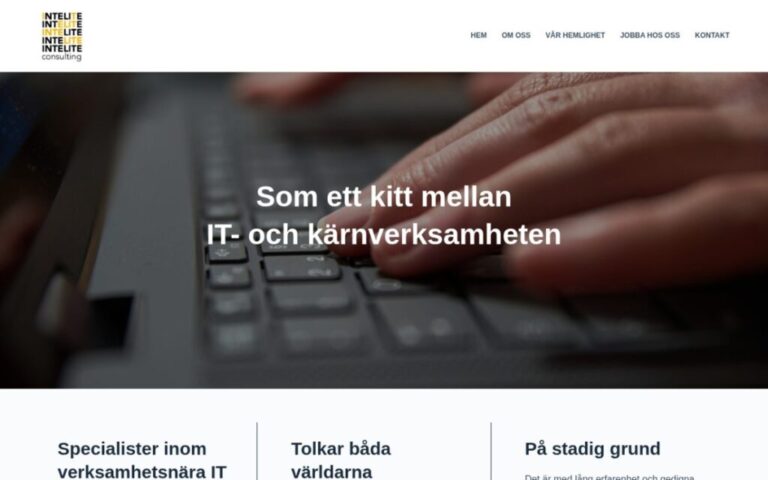 intelite – skärmdump
