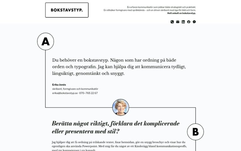 bokstavstyp (erika jonés) – skärmdump
