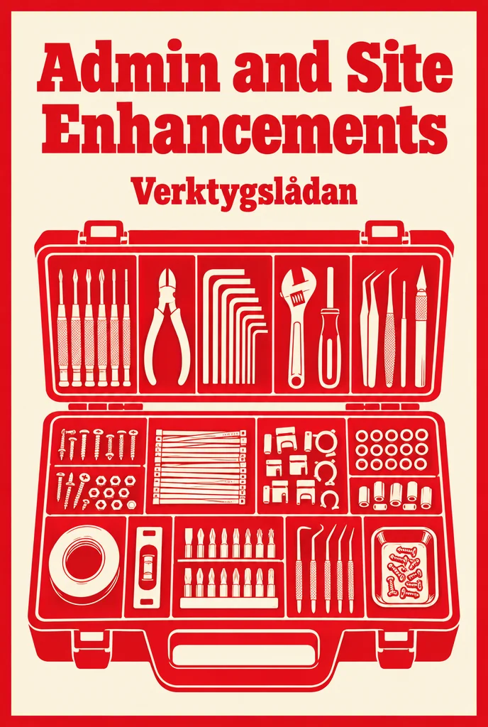 Bokomslag för Admin and Site Enhancements – Verktygslådan
