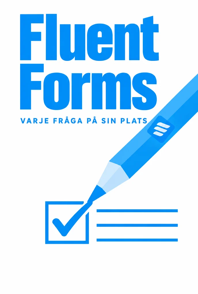 Bokomslag för Fluent Forms – Varje fråga på sin plats