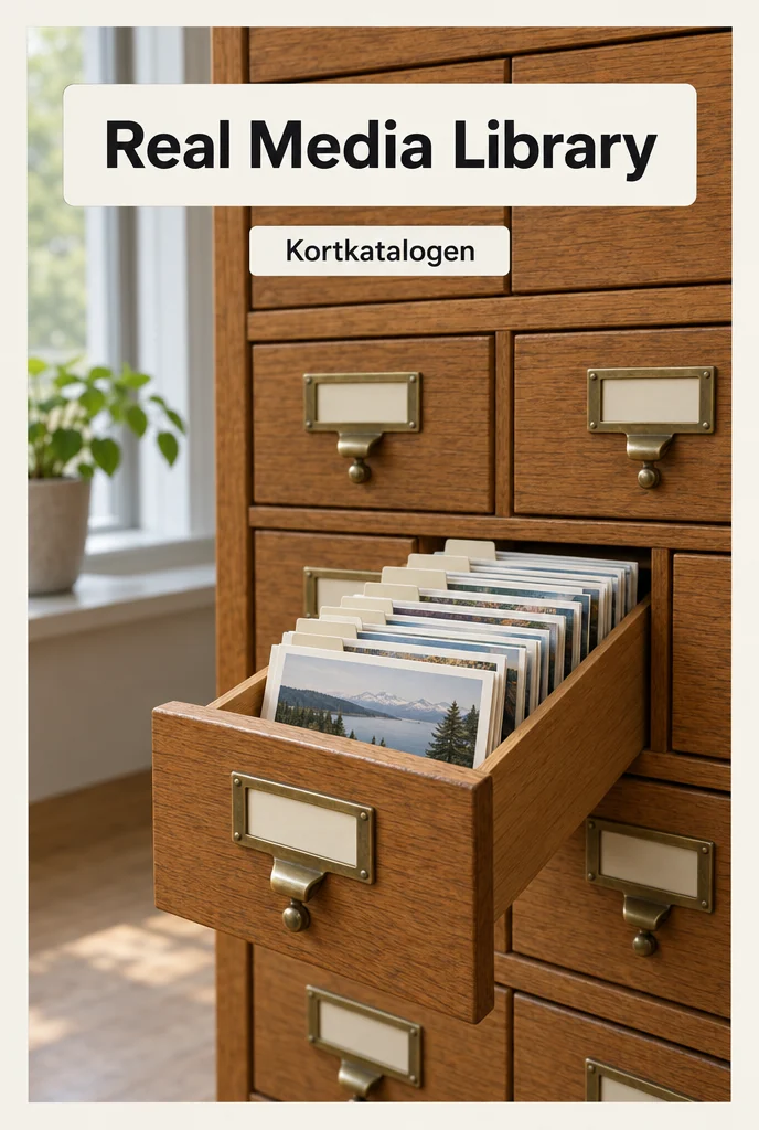 Bokomslag för Real Media Library – Kortkatalogen