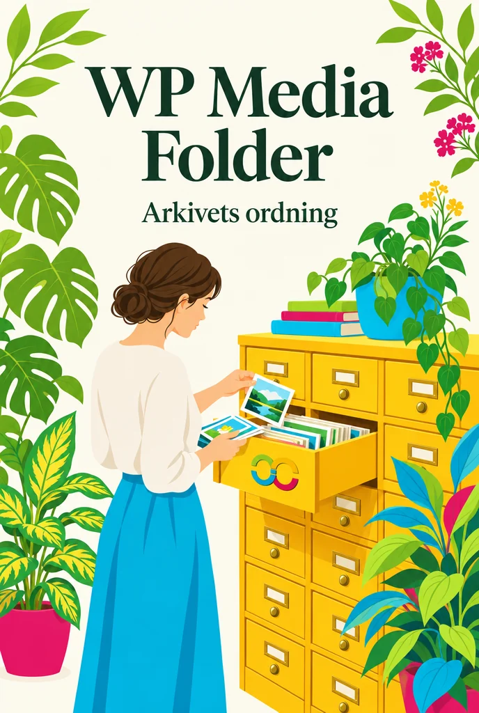 Bokomslag för WP Media Folder – Arkivets ordning